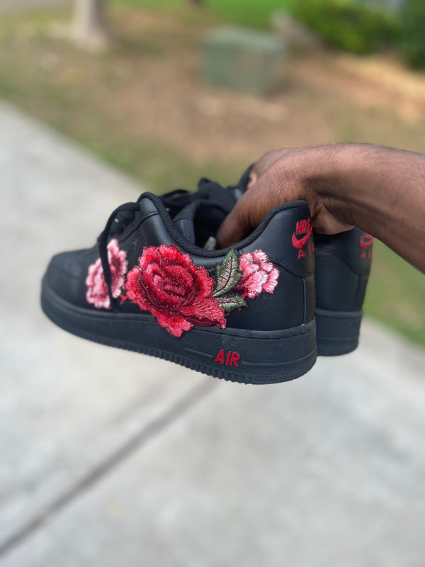 Custom Floral Patch Air Force 1s