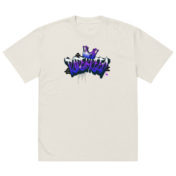 Oversized RareBreed Graffiti T-Shirt ( Purple )