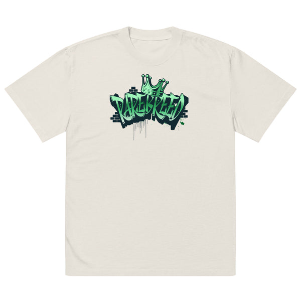 Oversized RareBreed Graffiti T-Shirt ( Green )